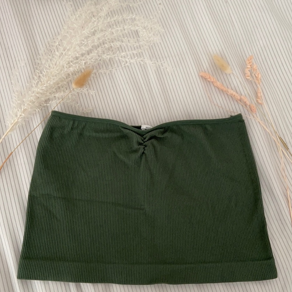 Forest Green Tube Top